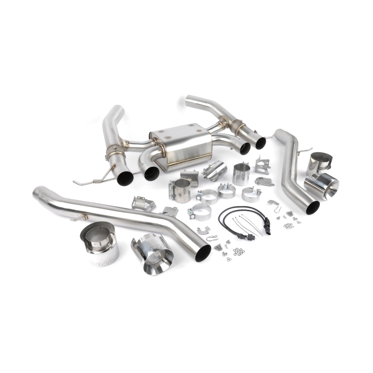 Dinan Valved Axle-Back Exhaust System — BMW M3 / M3 Competition / M4 / M4 Competition (G80/G82/G83) (2021–2024)