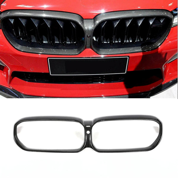 Carbon Front Racing Grille Insert for BMW 5 Series F90 M5 LCI (2021-2022) - EuroSpeed