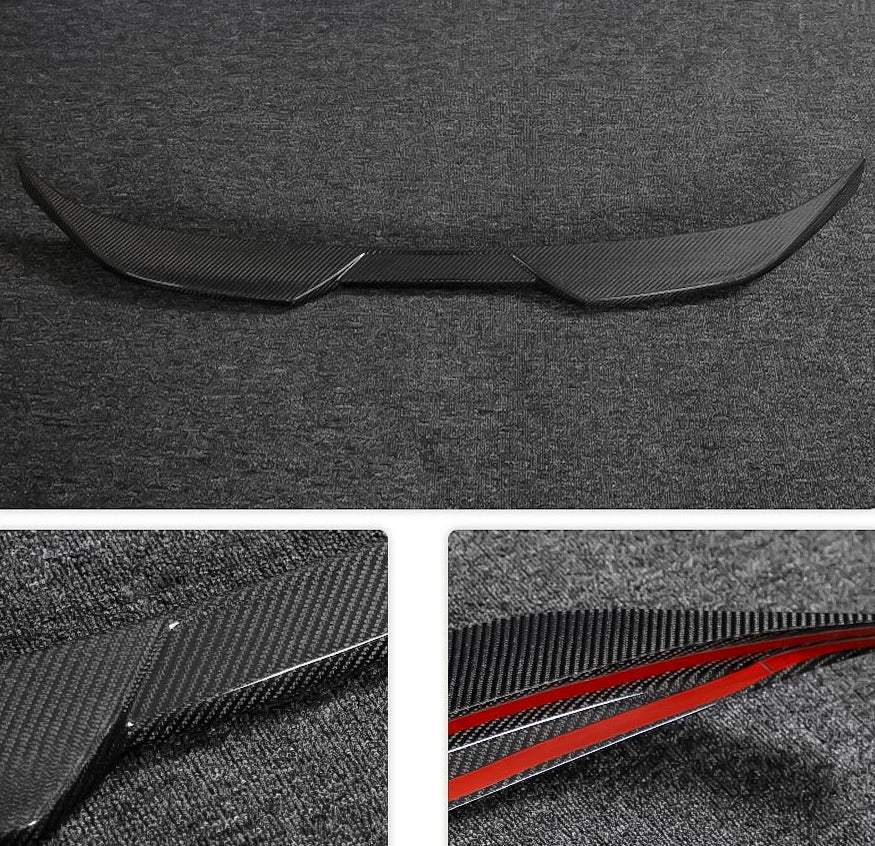 Carbon Fiber Rear Trunk Spoiler Lip for BMW 2 Series G42 M240i Coupe (2020-2022)