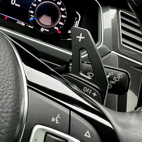 Billet Aluminum Paddle Shifters (V5) for Golf MK8, Jetta, Passat, Tiguan, Atlas, Polo, Arteon
