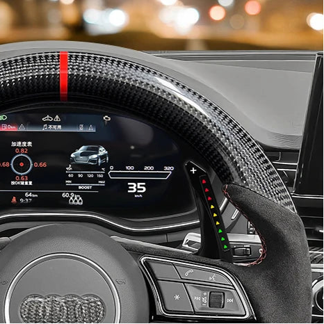 LED Paddle Shifters for Audi A1 / A3 / A4 / A5 / Q3 / Q5 / S4 / S5 / RS4 / RS5 & More