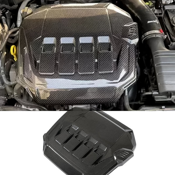 Carbon Fiber Engine Cover - Volkswagen Golf MK8 (2022-2024)