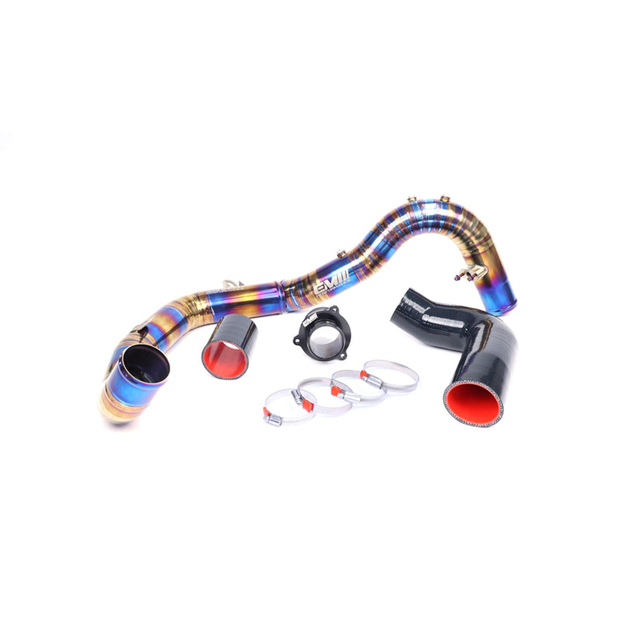 2.5" Titanium/Aluminum Turbo Charge Pipe Set Upgrade for VW Golf R GTI MK7/MK8, Audi S3 A3 & MQB 2.0T