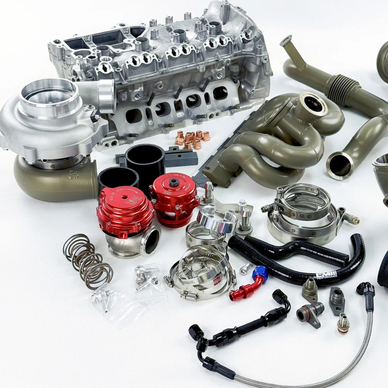 Full Frame Turbo Kit & 4 Port Engine Head for VW Golf MK7 / 7.5 & Audi A3 S3 8V (EA888.3)