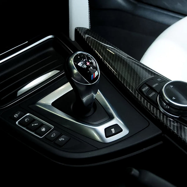 Carbon Fiber Gear Surround Cover for BMW M3 F80 / M4 F82 / M4 F83 LHD (2014-2019)