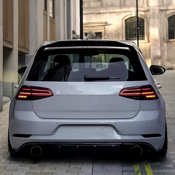 Carbon Fiber Rear Roof Spoiler V4 - Volkswagen Golf GTI / Golf R MK7 / MK7.5 (2014-2019)