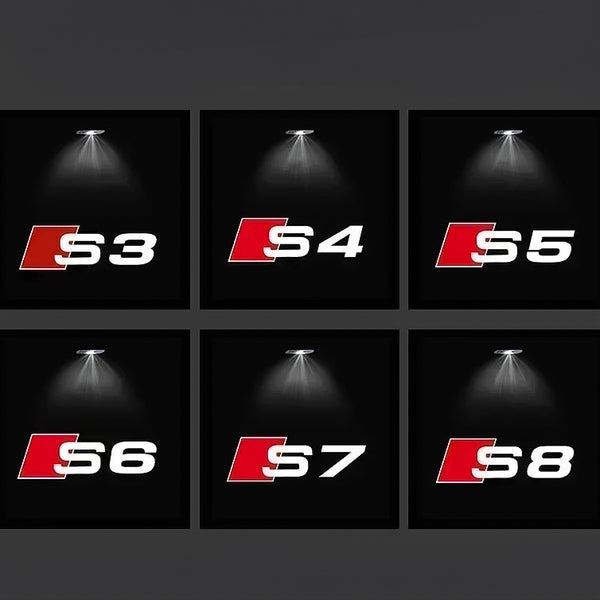 LED Logo Projector Door Welcome Lights for Audi (2 Pack)
