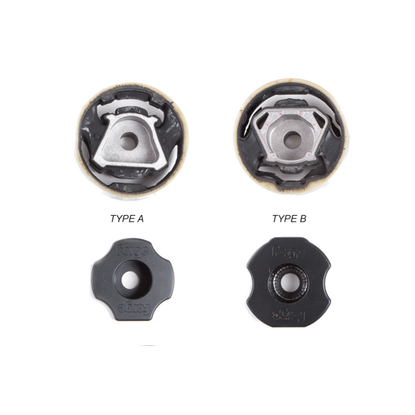 Forge Motorsport Aluminum Dogbone Bushing Insert — Audi / Volkswagen Multi-Platform Fitment (8V/MK7/MK8) (2015–2024)