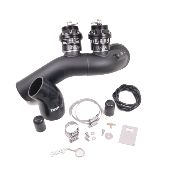 Forge Motorsport Hard Pipe With Twin Valves Kit — BMW 335i (E90/E92/E93) (2006–2013)