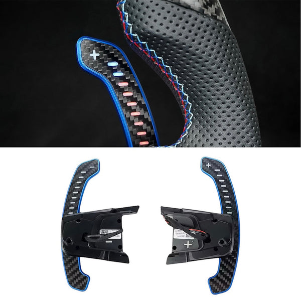 Carbon Fiber Magnetic LED Paddle Shifters for Volkswagen Golf MK7 / MK7.5 (2012-2020)