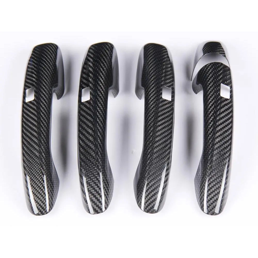 Real Carbon Fiber Door Handle Covers for Mercedes-Benz