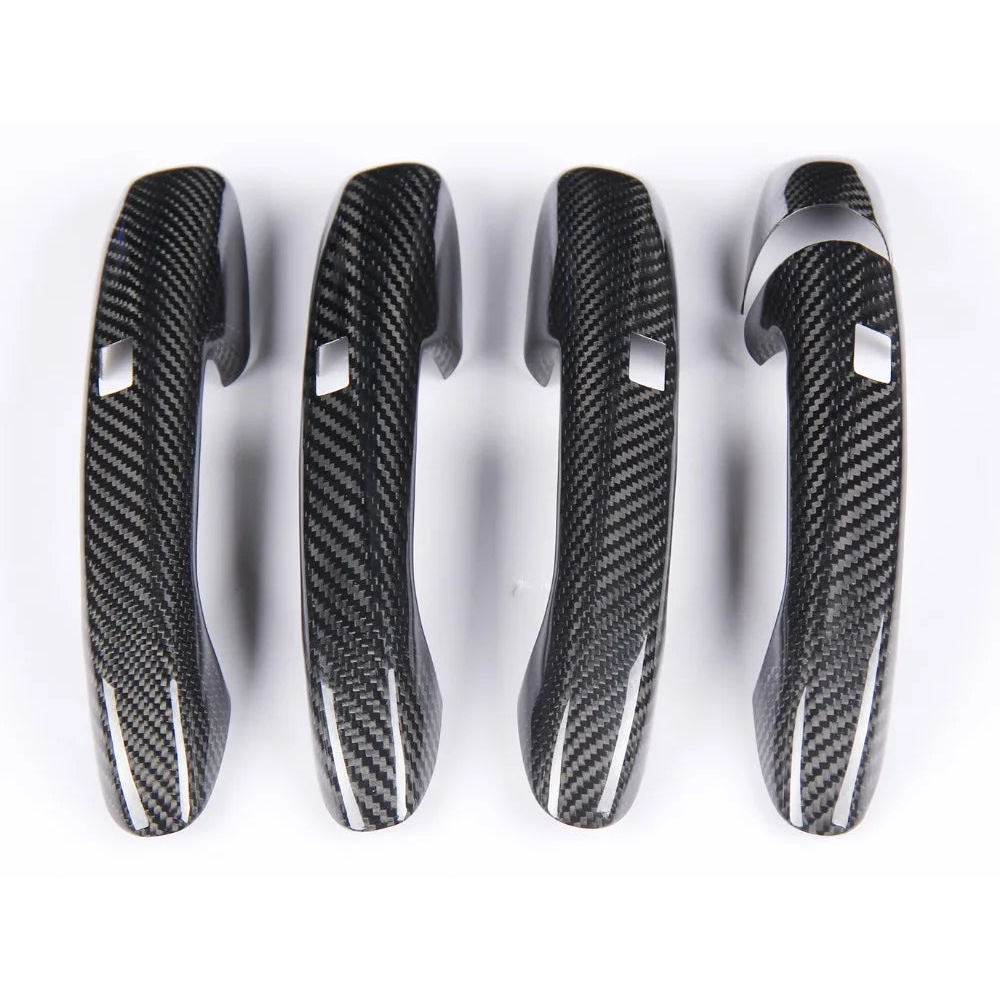 Real Carbon Fiber Door Handle Covers for Mercedes-Benz