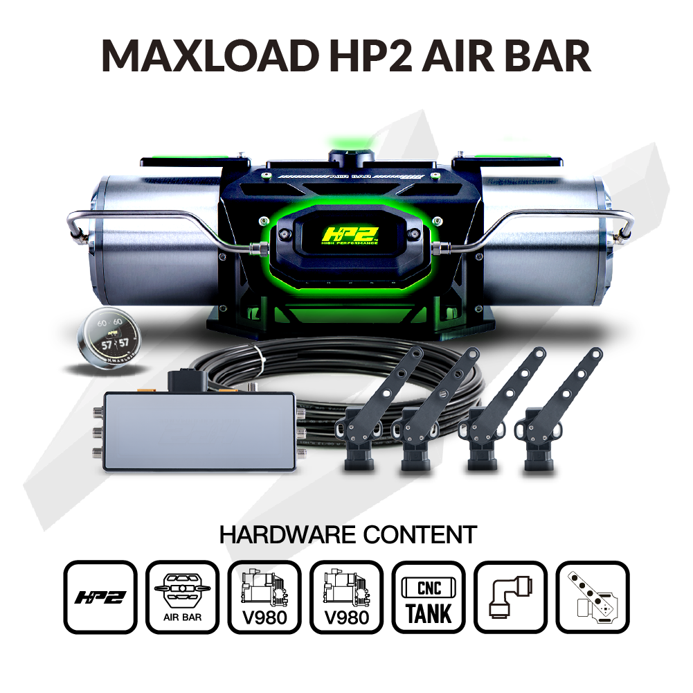 MaxLoad HP2 Air Bar - Smart Touch Air Suspension Controller
