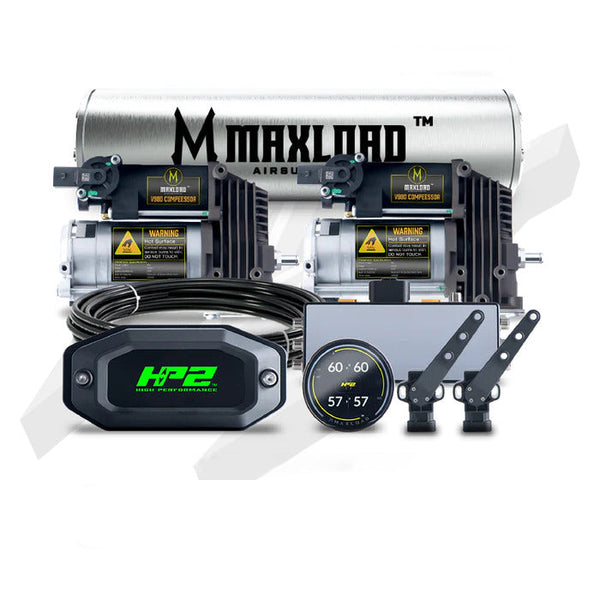 MaxLoad HP2 Air Management Kit - Dual V980 Compressors & 4 Gallon Tank