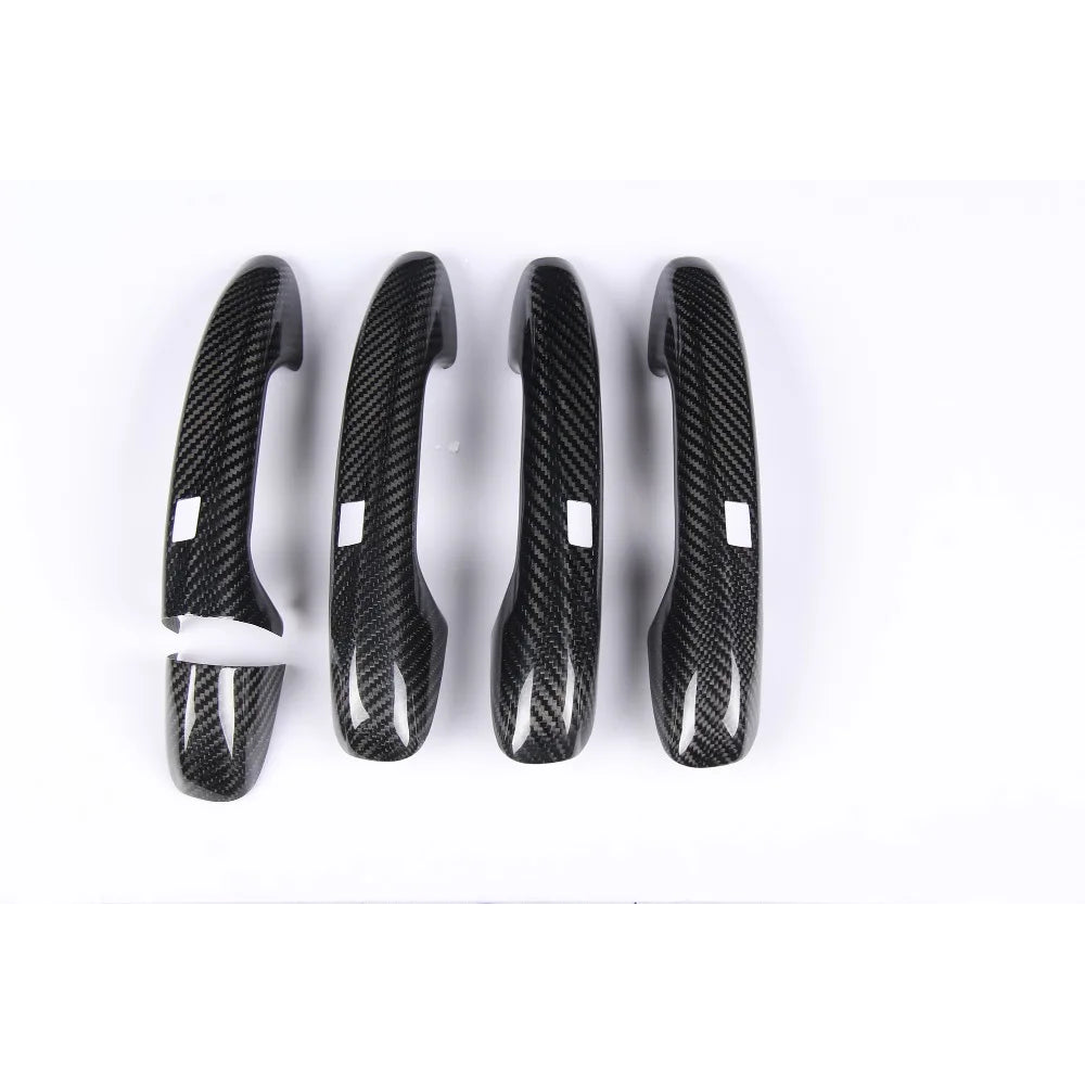 Real Carbon Fiber Door Handle Covers for Mercedes-Benz