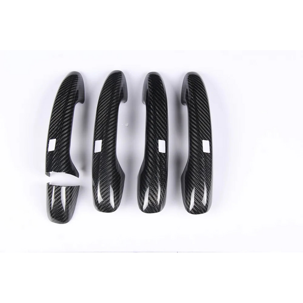 Real Carbon Fiber Door Handle Covers for Mercedes-Benz