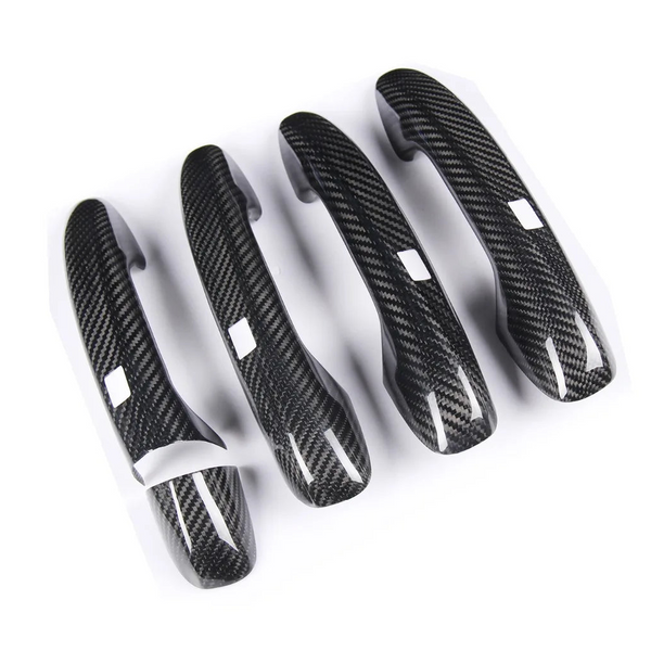 Real Carbon Fiber Door Handle Covers for Mercedes-Benz