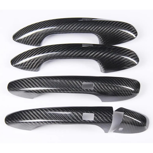 Real Carbon Fiber Door Handle Covers for Mercedes-Benz