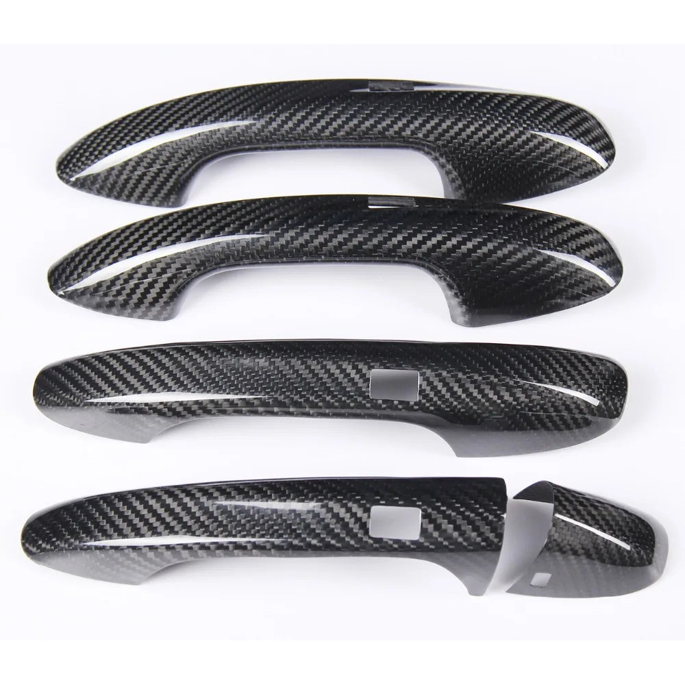 Real Carbon Fiber Door Handle Covers for Mercedes-Benz