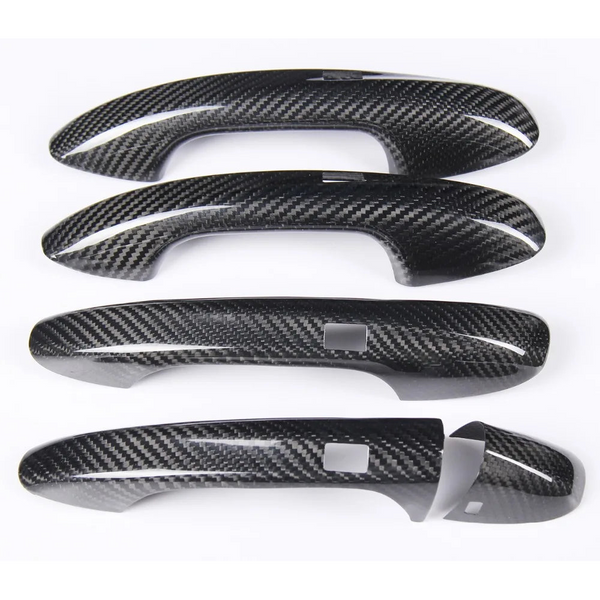 Real Carbon Fiber Door Handle Covers for Mercedes-Benz