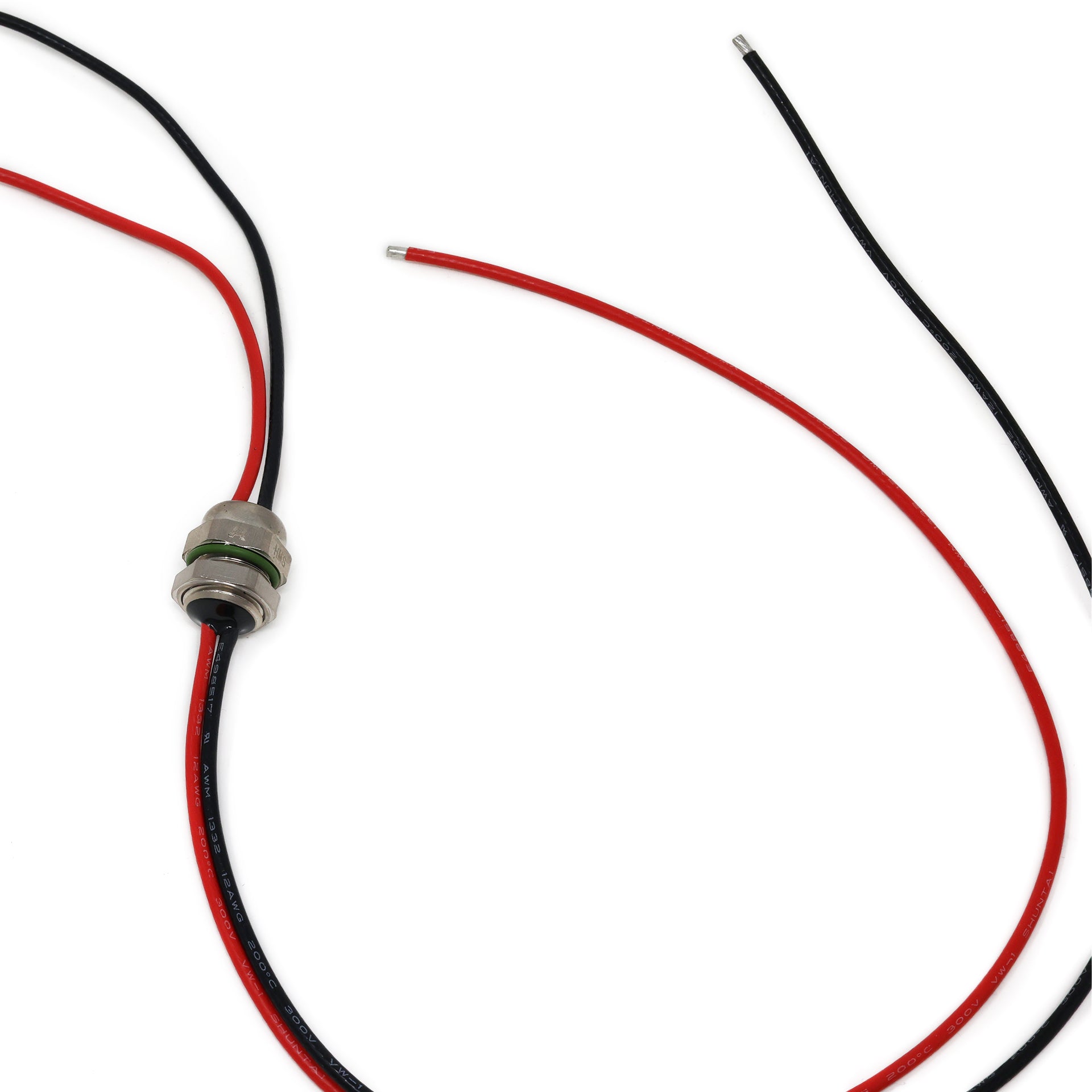Precision Raceworks 2-Wire Hermetic Seal Fuel Tank Pass-Through