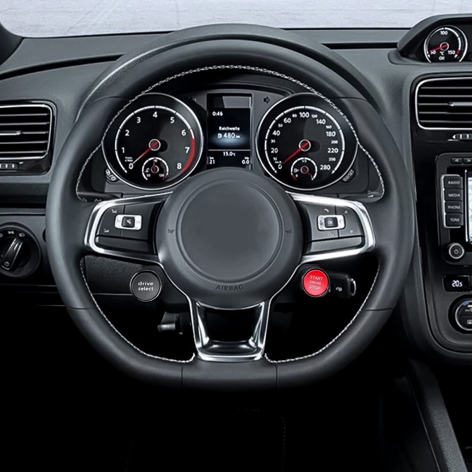 Steering Wheel Start/Stop & Drive Select Buttons for VW & Audi