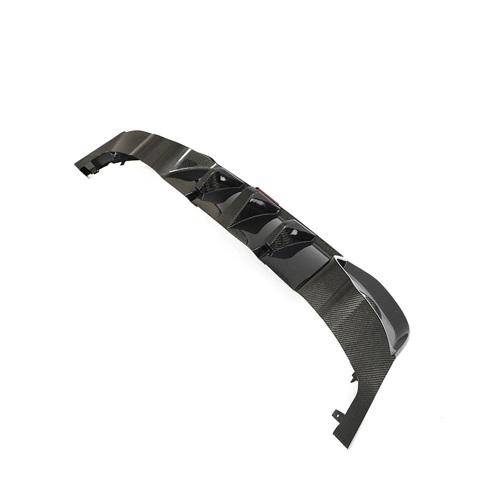 Carbon Fiber Rear LED Diffuser for Volkswagen Golf GTI MK8 (2022–2024)
