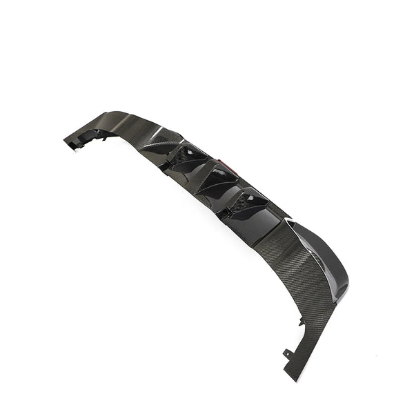 Carbon Fiber Rear LED Diffuser for Volkswagen Golf GTI MK8 (2022–2024)