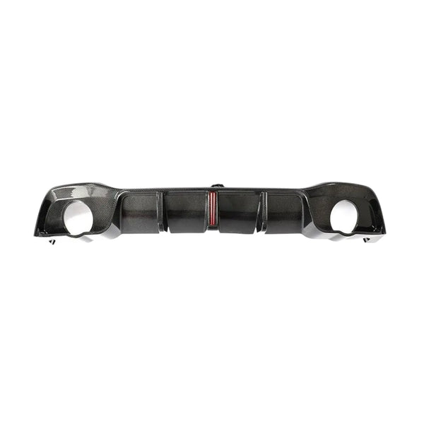 Carbon Fiber Rear LED Diffuser for Volkswagen Golf GTI MK8 (2022–2024)