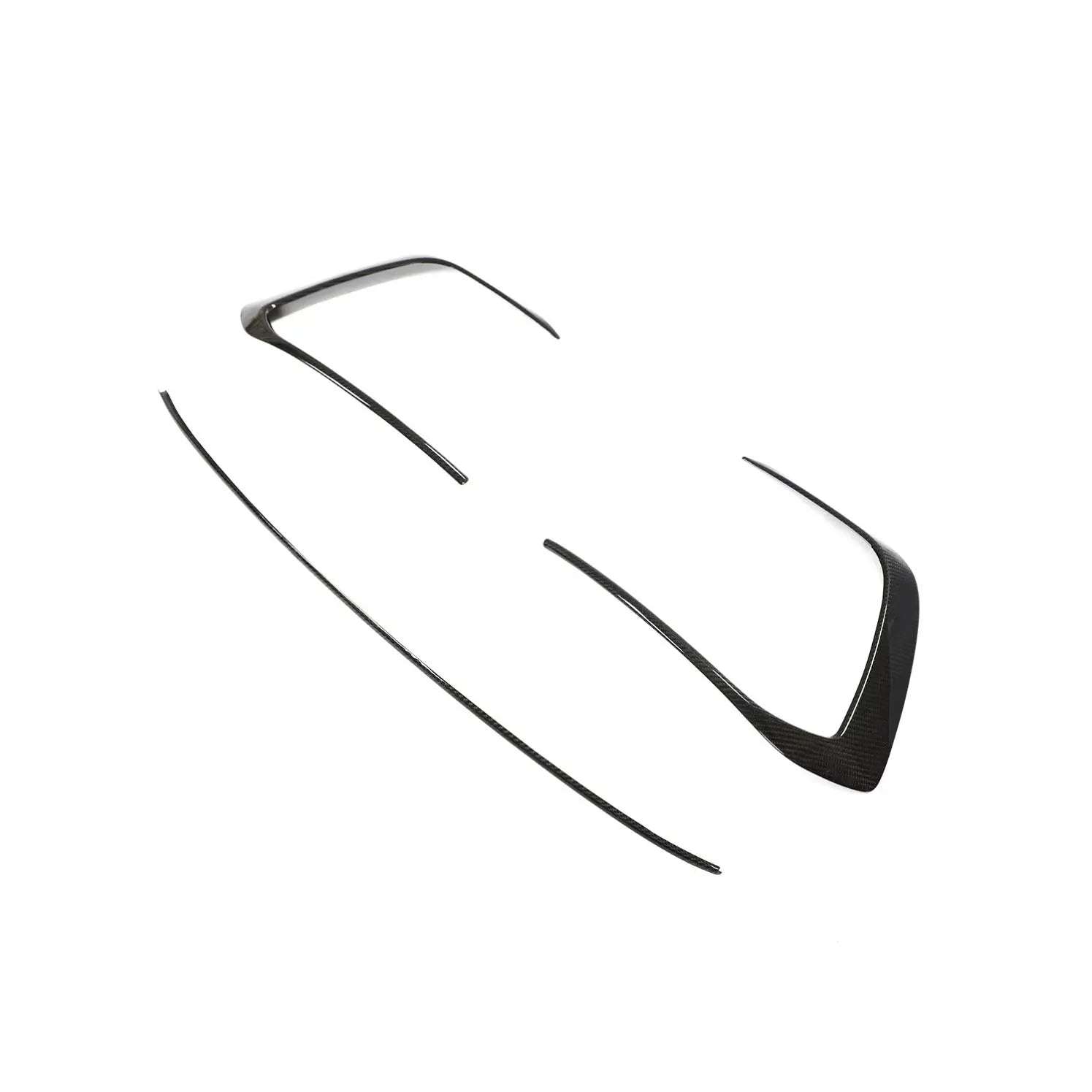 Carbon Fiber Front Grill Vent Surround Trims for Volkswagen Golf GTI MK8 (2022–2024)