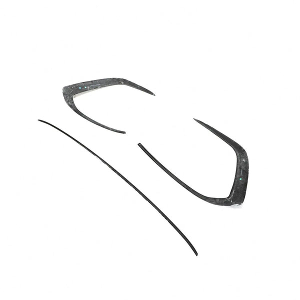 Carbon Fiber Front Grill Vent Surround Trims for Volkswagen Golf GTI MK8 (2022–2024)