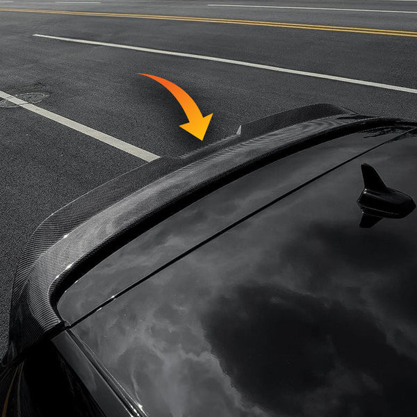 Carbon Fiber Rear Roof Spoiler V2 - Volkswagen Golf GTI / Golf R / R-Line MK7 / MK7.5 (2014-2019)