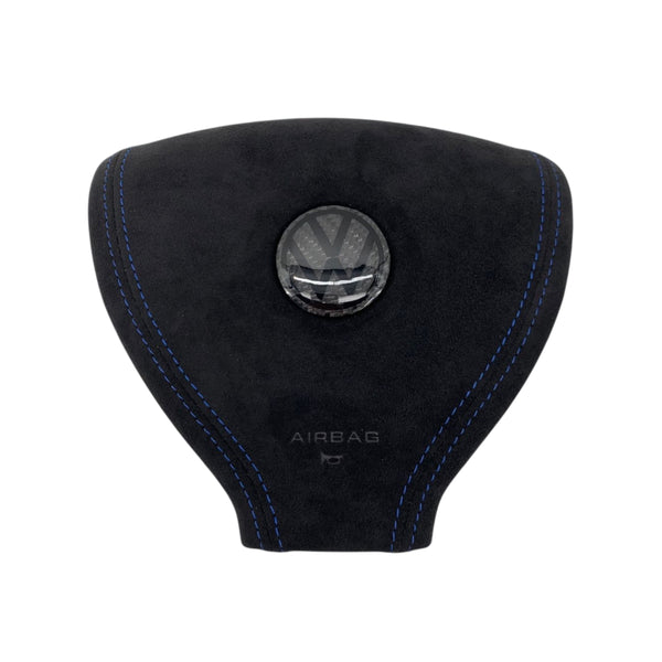 Carbon Fiber Steering Wheel with Leather/Alcantara for VW Golf MK5
