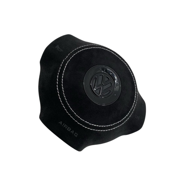 Carbon Fiber Steering Wheel with Leather/Alcantara for VW Golf MK6, Passat, Polo