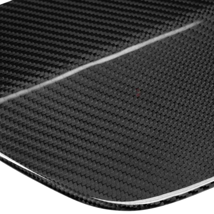 Carbon Fiber Fuel Door Cover for Golf MK8 & MK8.5 - EuroSpeed