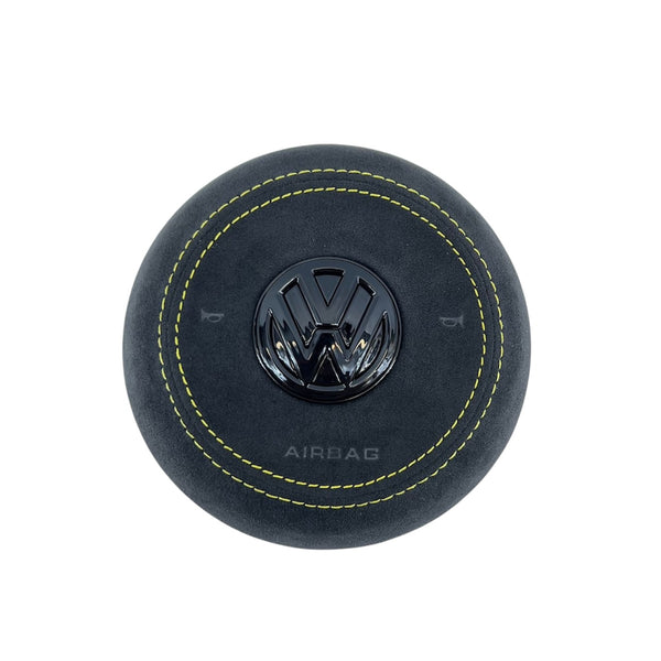 Custom Leather or Alcantara Airbag Cover for VW Golf MK7/7.5, Jetta, Tiguan, Polo, Scirocco, T-Roc