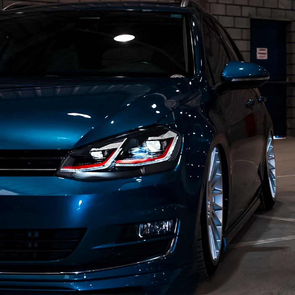 Full LED Headlights for VW Golf MK7 Halogen Models (2015–2017) - EuroSpeed