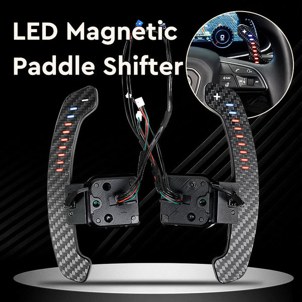 Carbon Fiber Magnetic LED Paddle Shifters for Volkswagen Golf MK7/7.5 (2012-2020))