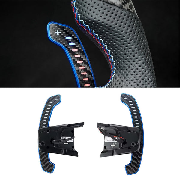 Carbon Fiber Magnetic LED Paddle Shifters for Volkswagen Golf MK7/7.5 (2012-2020))