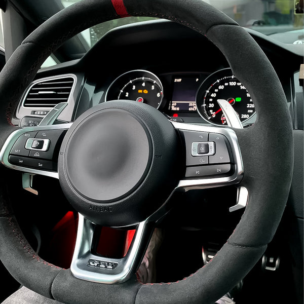 Billet Aluminum Paddle Shifters V4 - Volkswagen Golf MK7 / MK7.5, Jetta GLI, Scirocco, Polo