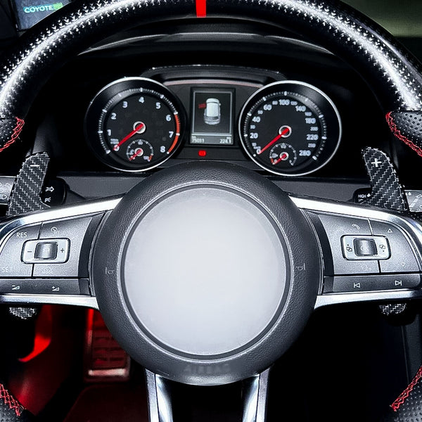 Carbon Fiber Bolt-On Paddle Shifters - Volkswagen Golf MK7 / MK7.5, Scirocco, Polo