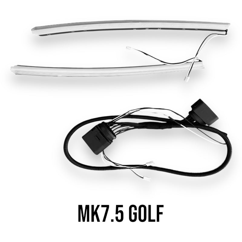 OEM+ LED Front Grille Light Bar for Golf MK6 MK7 7.5 MK8 - Plug & Play