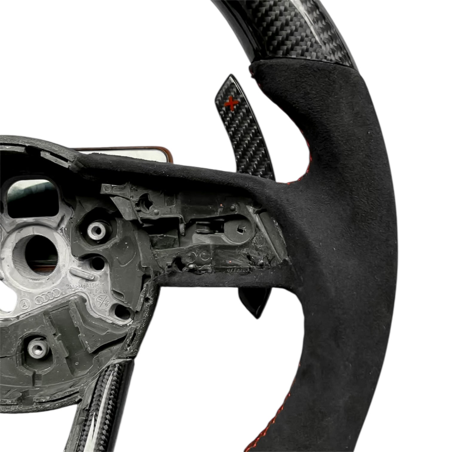 Carbon Fiber Steering Wheel for 2017–2020 Audi A3/S3/RS3 (8V Facelift), A4/S4 (B9), A5/S5 (B9) - EuroSpeed