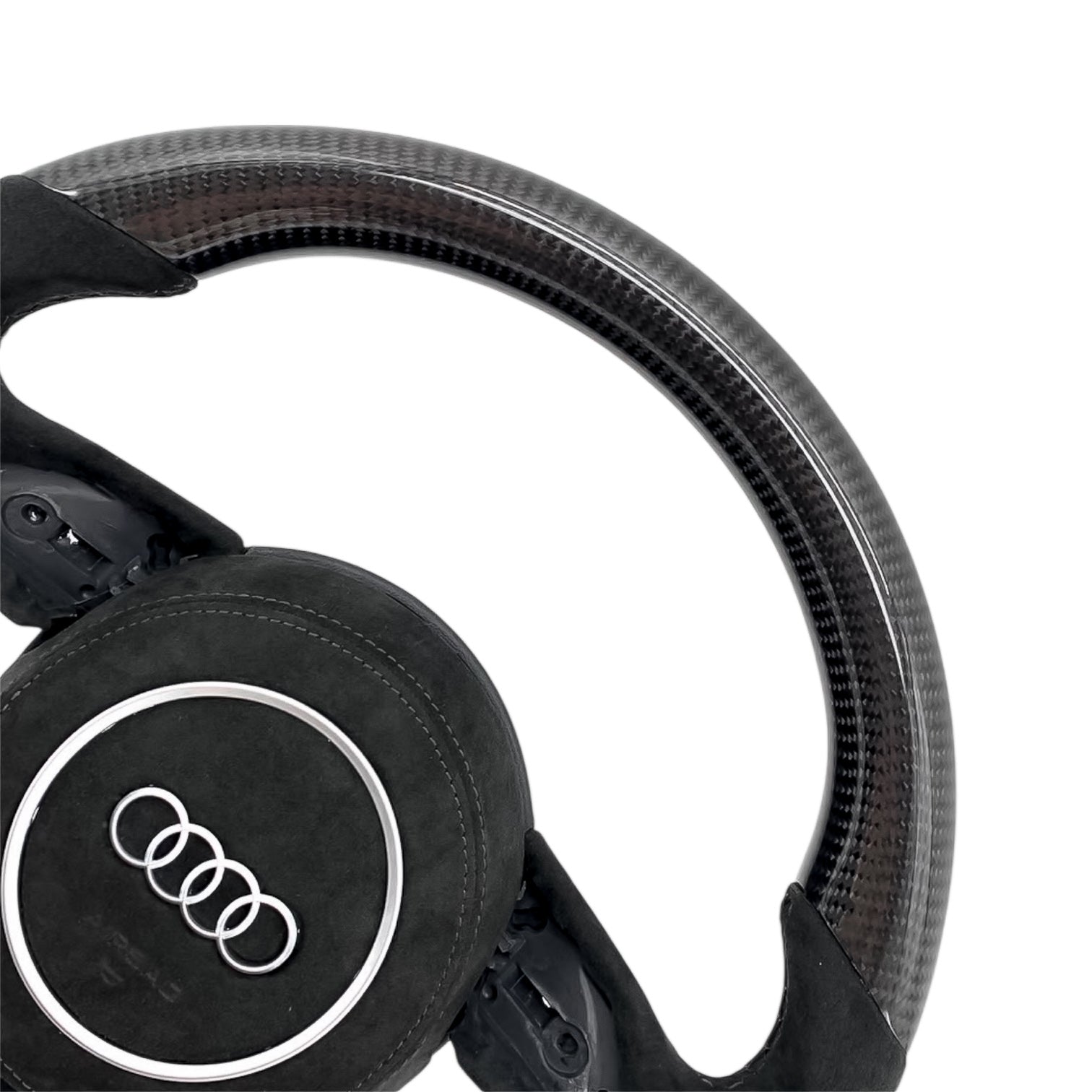 Carbon Fiber Steering Wheel for 2014–2016 A3/S3/RS3 (8V), 2013–2016 Audi A4/S4/RS4 & A5/S5/RS5 (B8.5), 2012–2018 A6/S6/RS6 & A7/S7/RS7 (C7/C7.5) - EuroSpeed