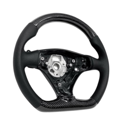 Carbon Fiber Steering Wheel for 2002–2005 Audi A4/S4 (B6) & 1998–2004 A6/S6/RS6 (C5) - EuroSpeed