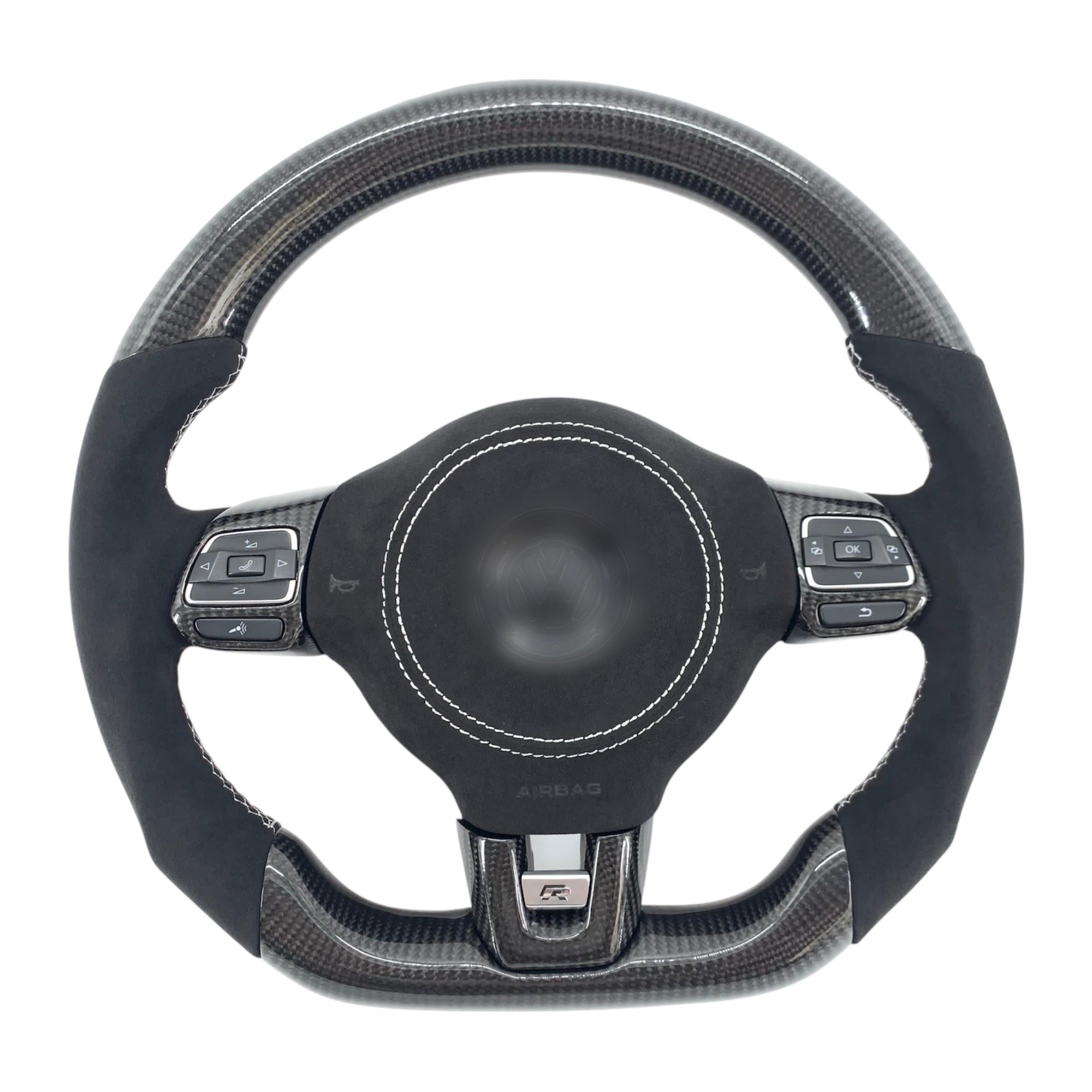 Carbon Fiber Steering Wheel for Golf MK6, Passat, Polo, Scirocco