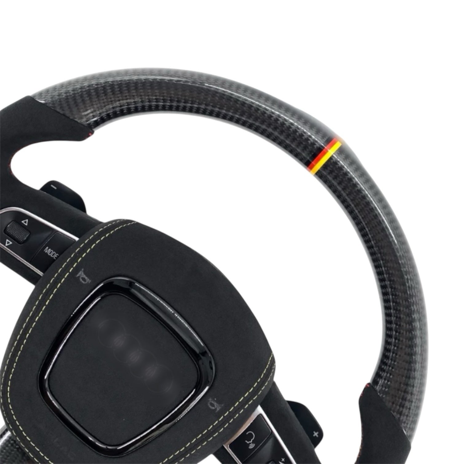Carbon Fiber Steering Wheel for 2006–2011 Audi A3/S3/RS3 (8P), 2006–2008 A4/S4/RS4 (B7), 2008–2011 A5/S5 (B8) - EuroSpeed