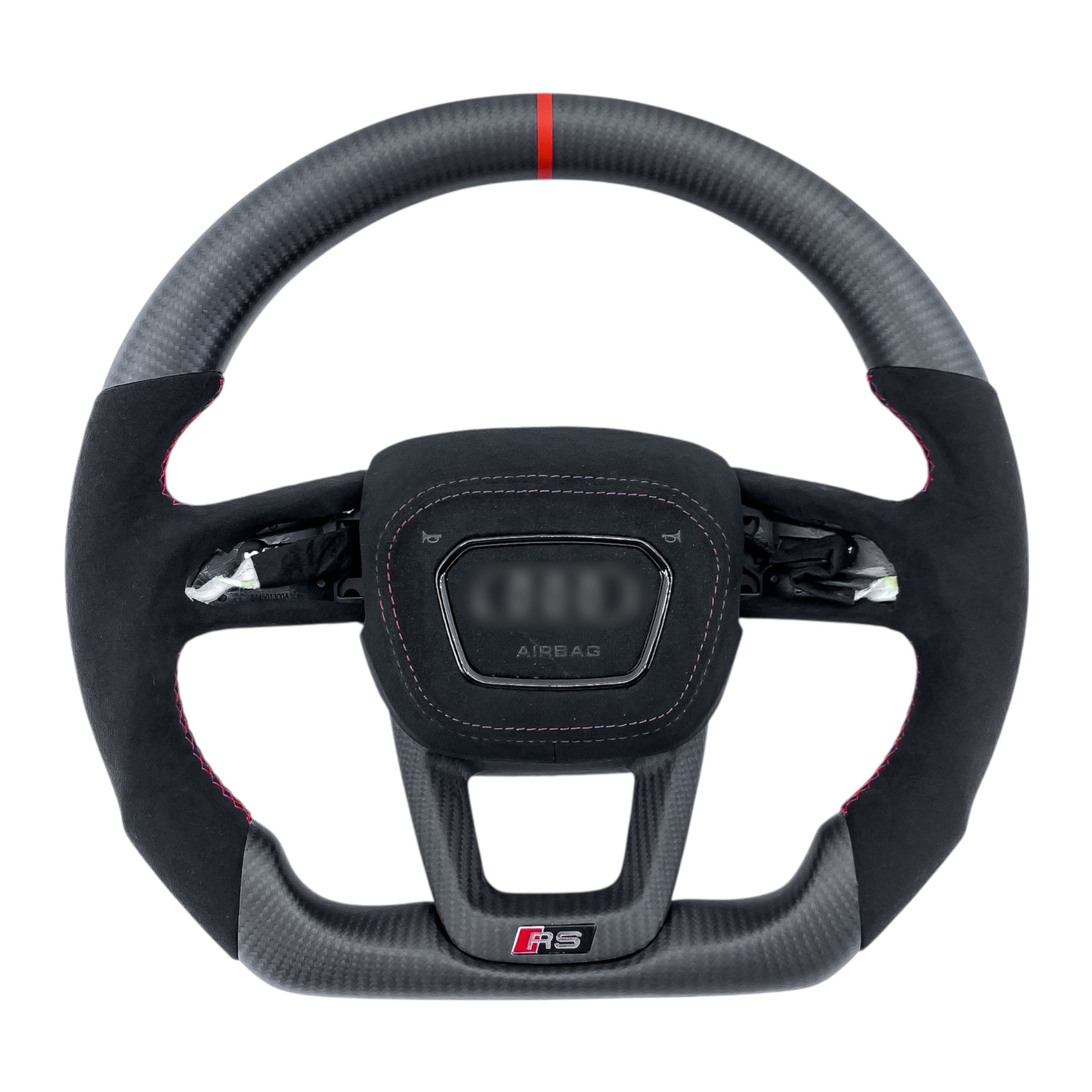 Carbon Fiber Steering Wheel for 2021–2024 Audi A3/S3/RS3 (8Y), A4/S4/RS4 & A5/S5/RS5 (B9.5)