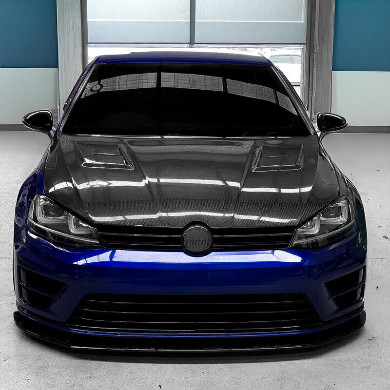 Carbon Fiber Hood/Bonnet V1 for Golf MK7/MK7.5 - EuroSpeed