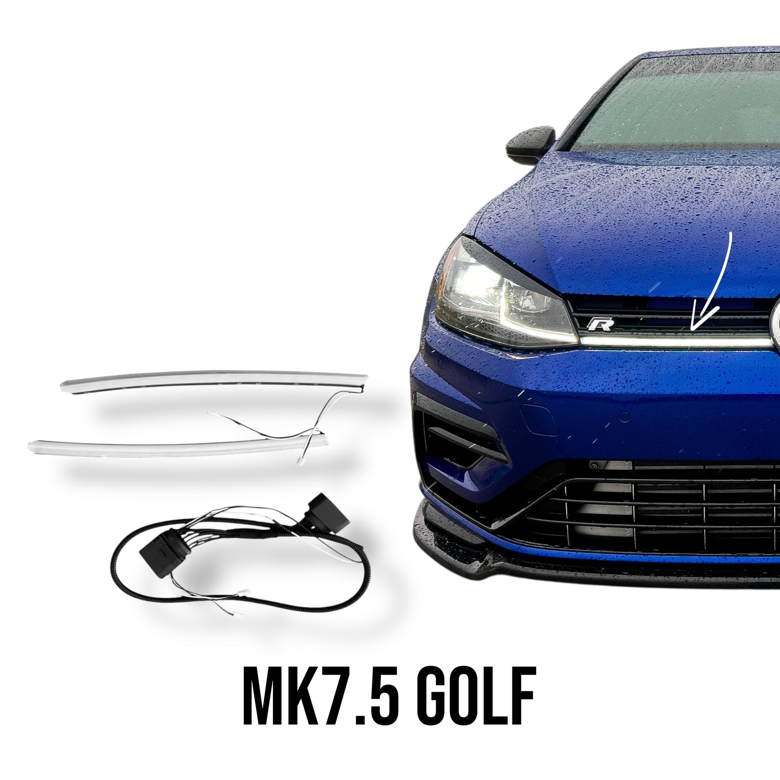 LED Front Grille Light Bars - Volkswagen Golf MK6 / MK7 / MK7.5 (2010-2021)